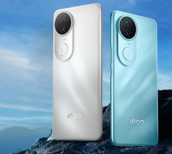 iQOO smartphone in two colour